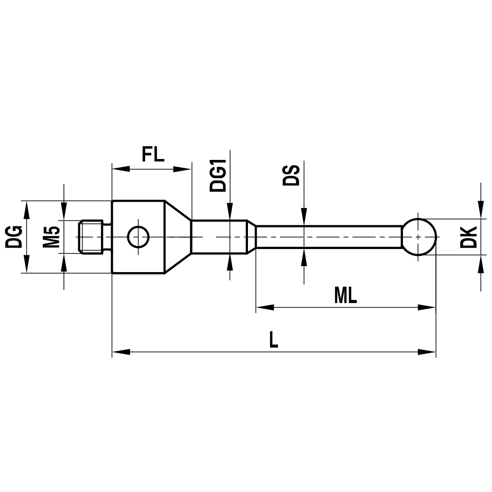 M5 Stepped-base Stylus