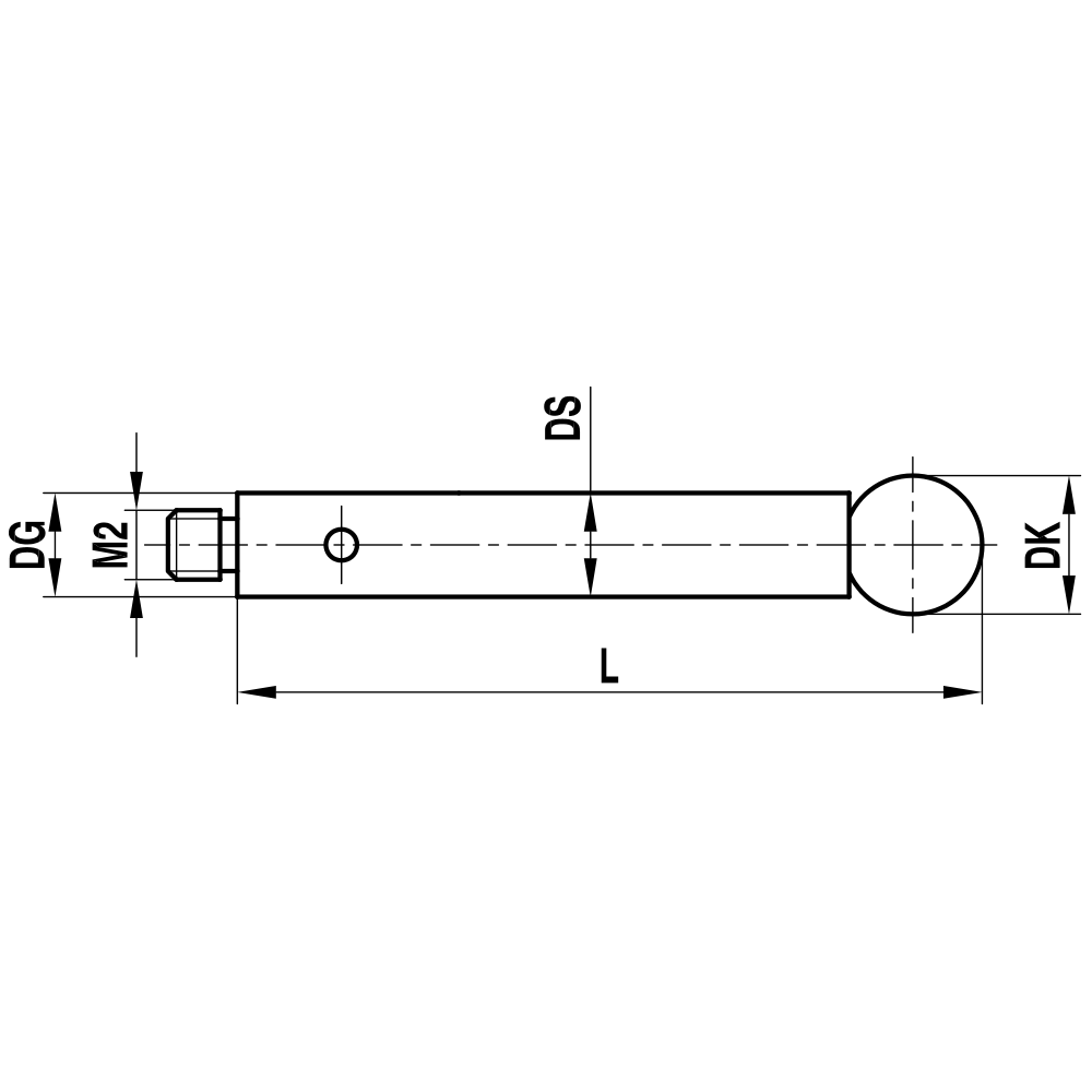 M2 Threaded-stem Stylus