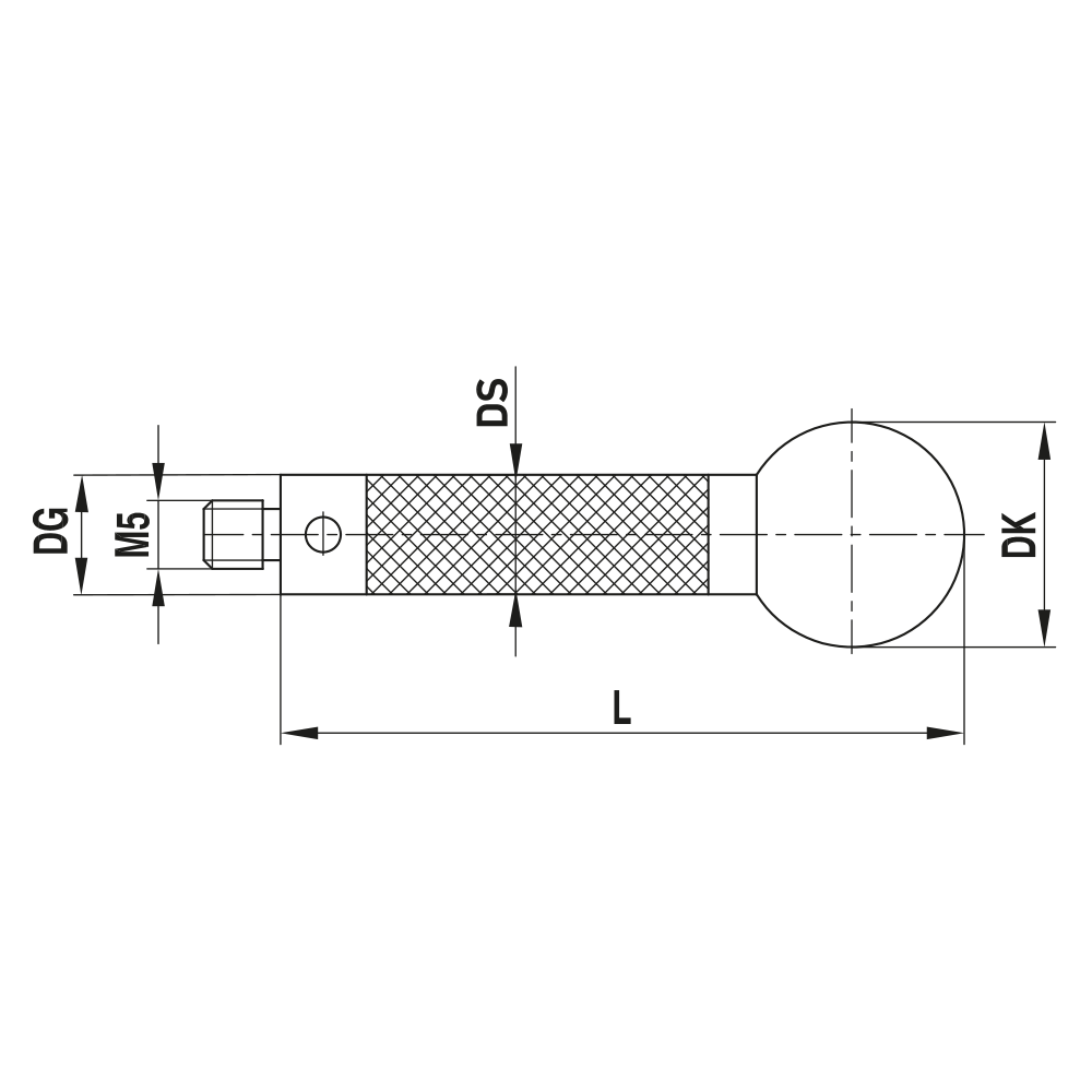 M5 Threaded-stem Stylus