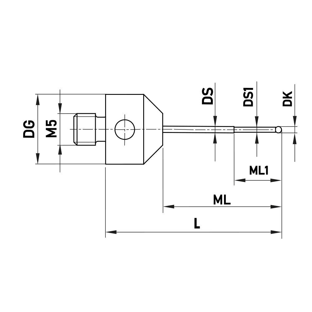 M5 Stepped-stem Stylus