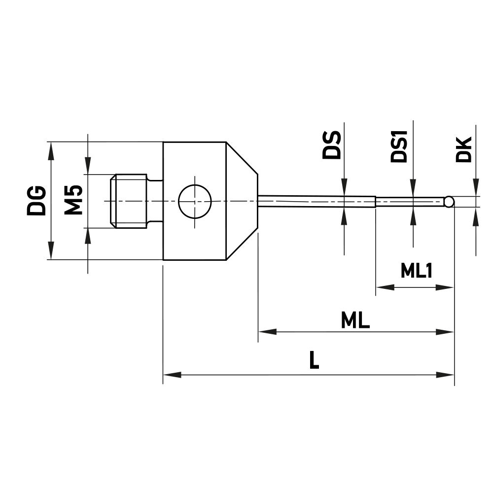 M5 Stepped-stem Stylus
