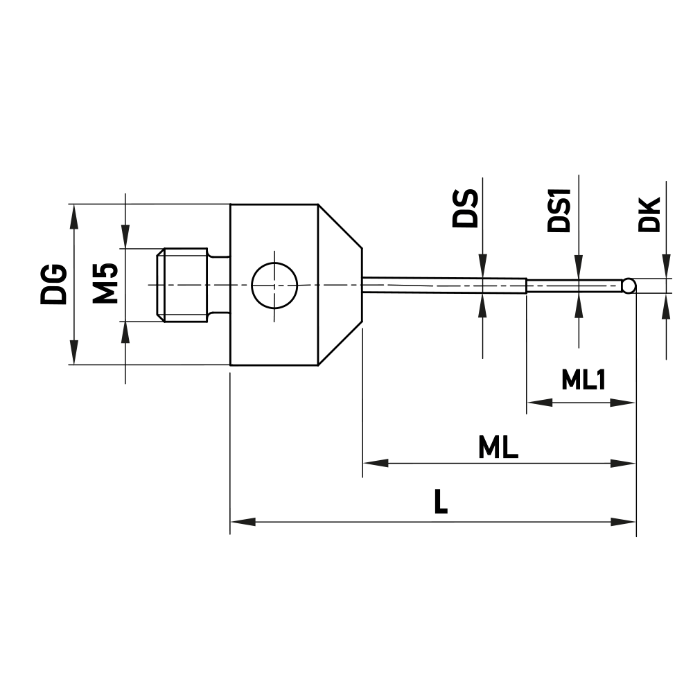 M5 Stepped-stem Stylus