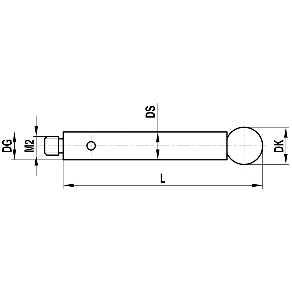 M2 Threaded-stem Stylus
