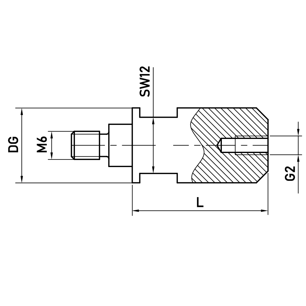M6 / M3 Thread Size Adapters