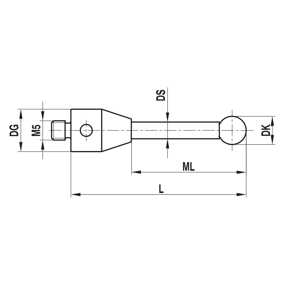 M5 UltraScanning Straight Stylus