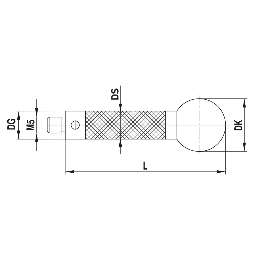 M5 Threaded-stem Stylus